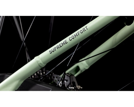 Vélo électrique urbain Unisexe SUPREME HYBRID COMFORT SLX 625 Vert Aloe