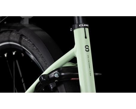 Vélo électrique urbain Unisexe SUPREME HYBRID COMFORT SLX 625 Vert Aloe