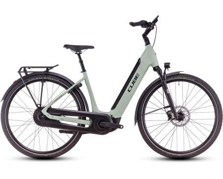Vélo électrique urbain Unisexe SUPREME HYBRID COMFORT SLX 625 Vert Aloe