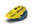 Casque VTT Unisexe TROOPER Jaune/Bleu/Rose - Image 1/5