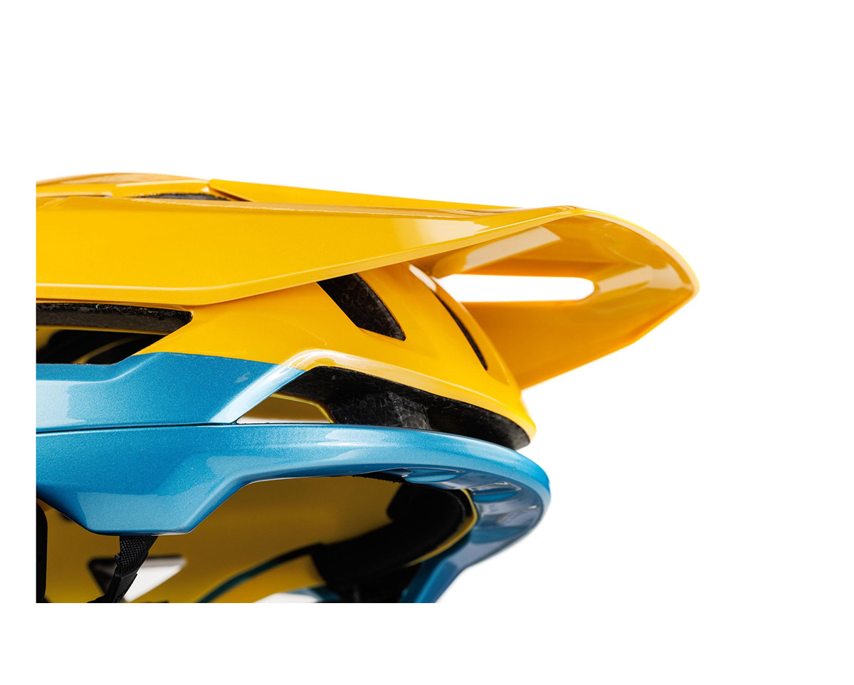 Casque VTT Unisexe TROOPER Jaune/Bleu/Rose