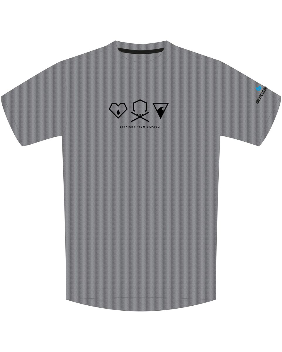 Maillot manches courtes Homme FACTORY TEAM Gris